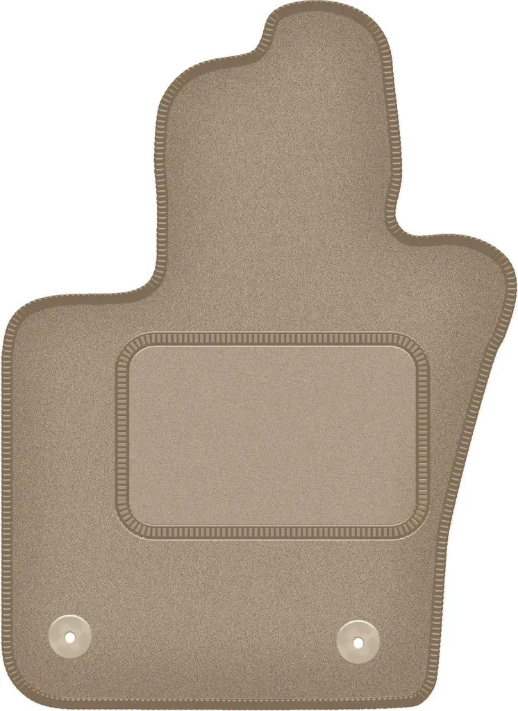 Tappetino Alfa Tonale 965 Ibrida Velluto Beige con Clip Fissaggio