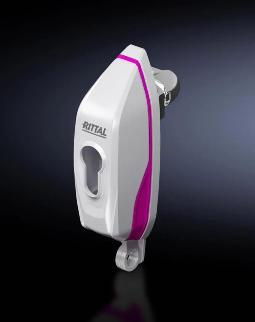 Mini-poignée confort Rittal AX pour cadenas version courte - Réf 2430.240
