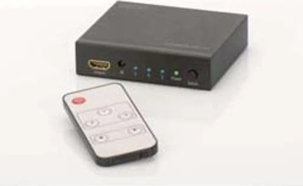 Switch HDMI 4K répartiteur 3 entrées DIGITUS noir pour TV et Moniteur - 3