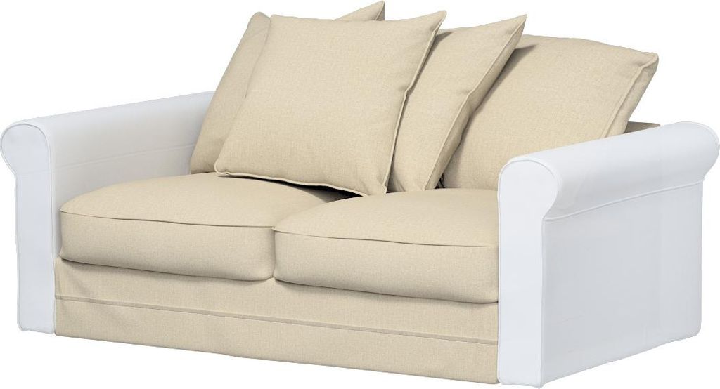 Dekoria Bezug für Grönlid 2-Sitzer Bettsofaelement, beige- grau, 141 x 98 x 104 cm