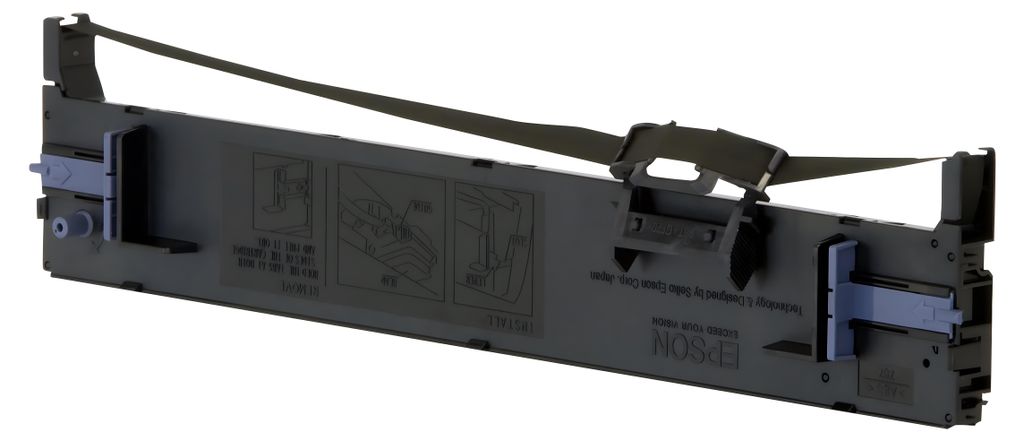 Epson S015610, LQ-690, Czarny, 10000000 znaków, Czarny, Zdjęcie produktu 