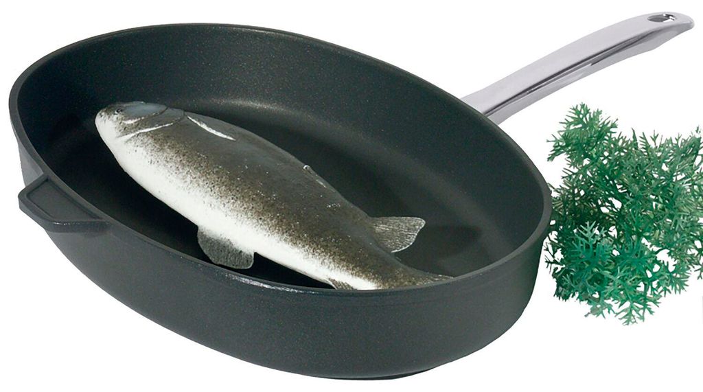 CONTACTO Fischpfanne, Höhe: 60 mm, Länge: 380 mm, Breite: 260 mm