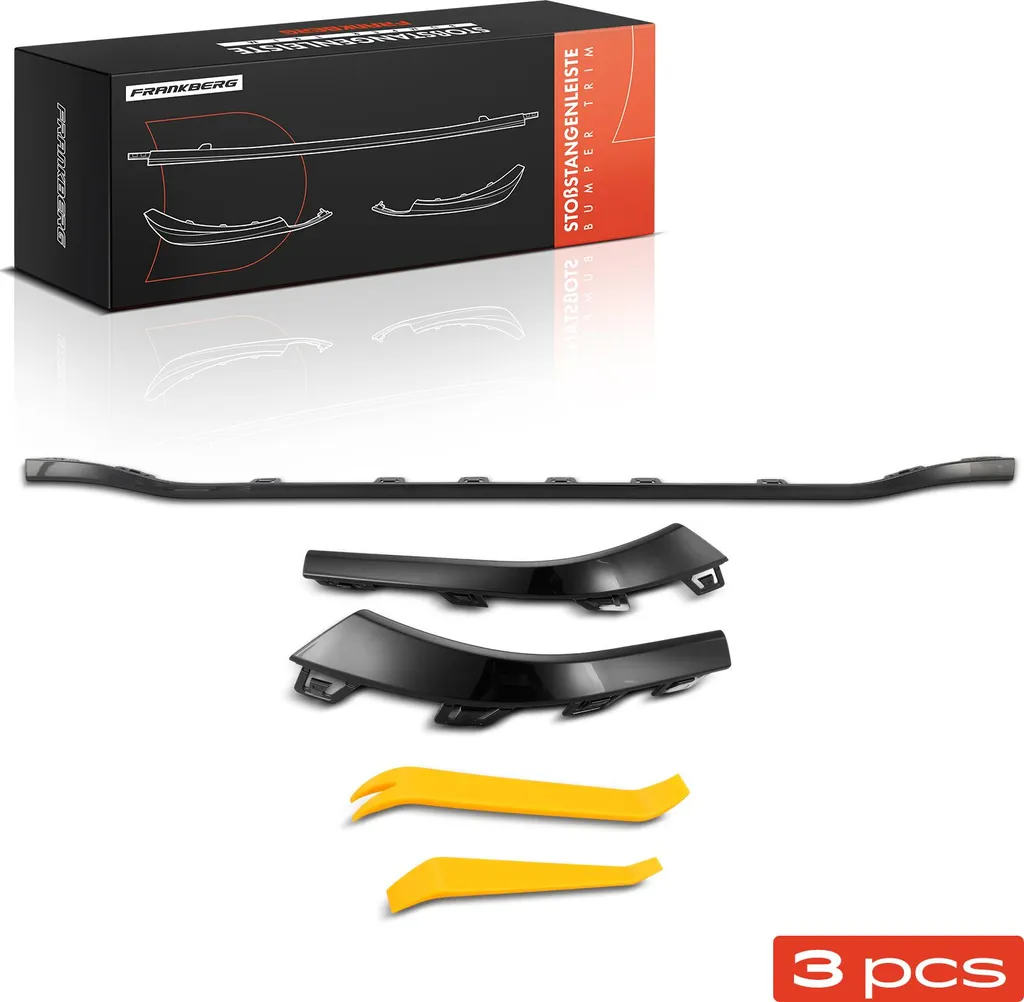 Réparation Pare-Chocs Arrière Mercedes W206 : Set 3x Enjoliveur Chrome