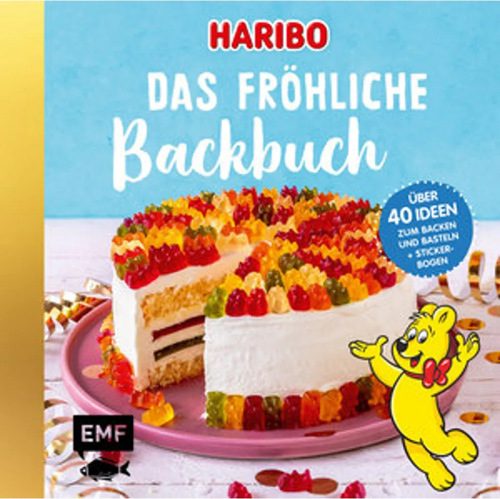 Haribo-Backbuch Livre de Pâtisserie Illustré avec Recettes de Bonbons