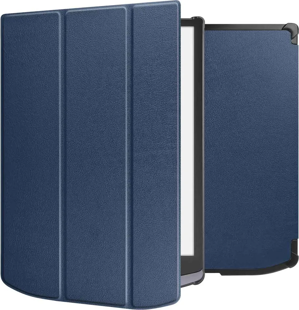 Cover imoshion Pocketbook InkPad X Pro Blu Scuro: Design Trifold e Sleep
