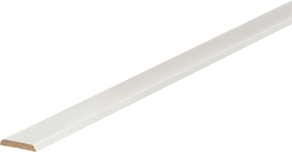 Kosche | Abdeckleiste | MDF | 5 x 30 x 2600 mm | Weiß | Produktbild 