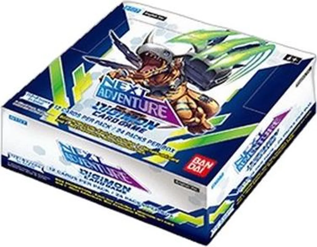Digimon Next Adventure Booster Box BT07 - Display de 24 Boosters TCG