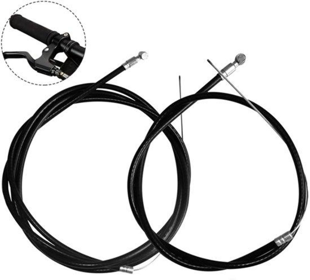 Universal Kabelset für Vorder- oder Hinterrad - 85Cm/170Cm - Kabels für Fahrradbremsen - Fahrradteile - Fahrradbremse - Ersatz - Leicht zu instal...