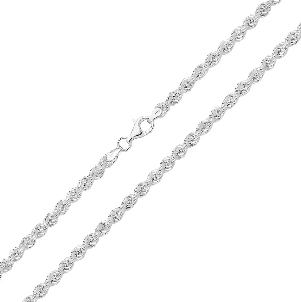 Chaine de cou femme en argent 925 pour grand pendentif longueur 61cm