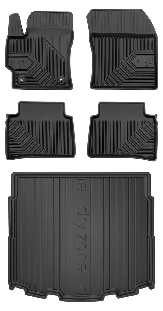 Tapis en caoutchouc + bac de coffre pour Suzuki Swace Image du produit 