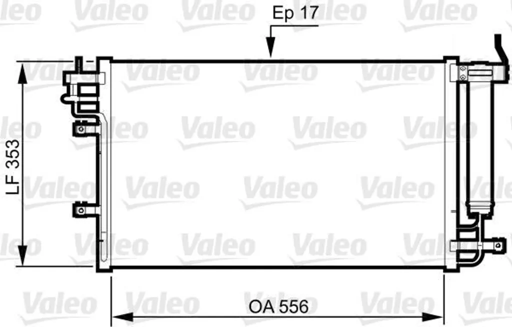 Plus de fuite de clim sur Cerato LD grâce au condenseur Valeo 814345 OE