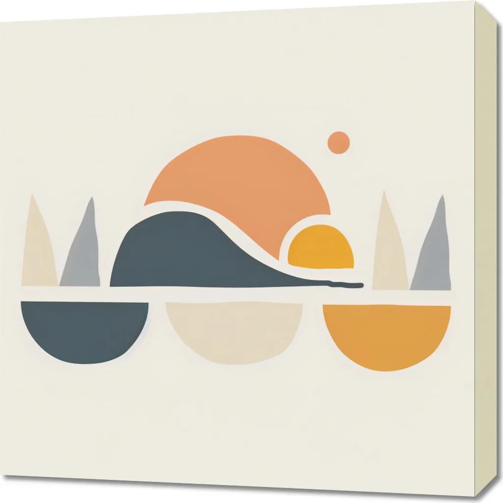 Quadro Paesaggio 60x60 cm Colline di Maestosità | Offerta Online