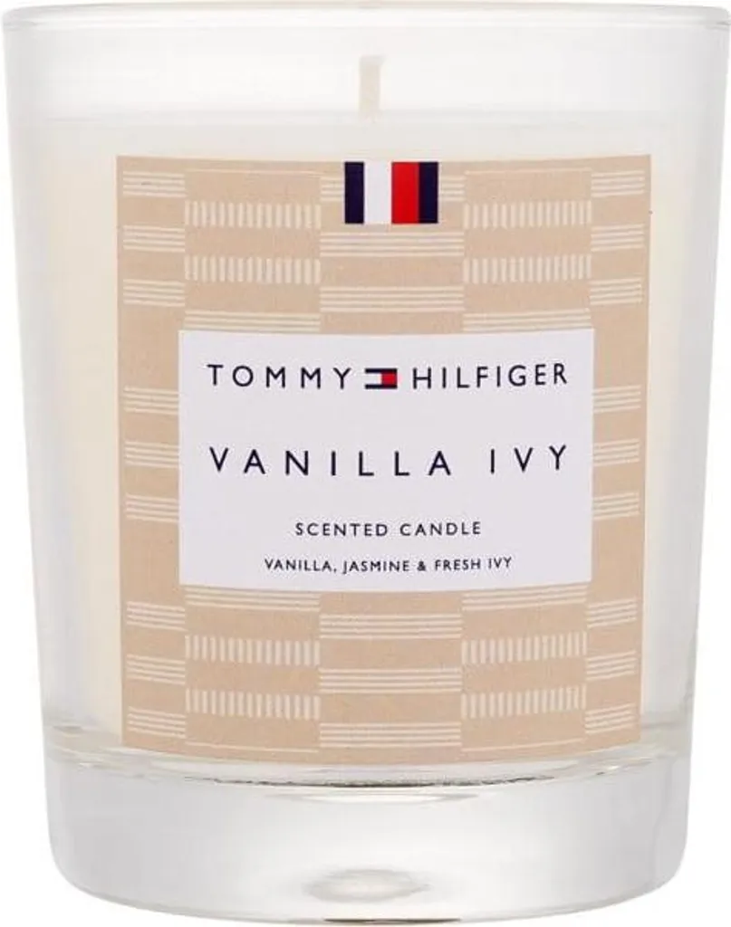 Tommy Hilfiger Bougie Parfumée Vanille-Lierre - Ambiance de Luxe 200g