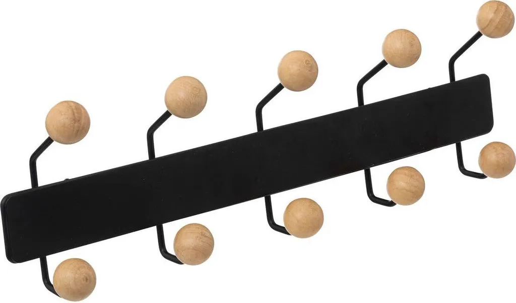 Attaccapanni 10 Ganci 5five Simply Smart Legno Metallo - Design Arredo