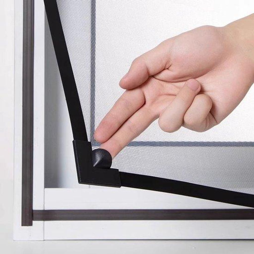 Ein Set schwarzer magnetischer Haken, einfach zu installieren, anpassbar an verschiedene Größen, geeignet für mehrere Fenster, 50*80 cm, geeigne...