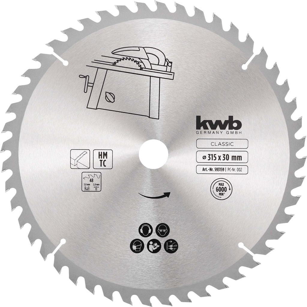 kwb 593159 Kreissägeblatt 315 x 30 mm 1 St | Kaufland.de