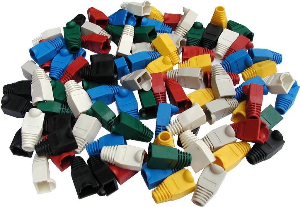 DATACOM-Schutz für RJ45-Stecker mit Blase grau (CAT6)