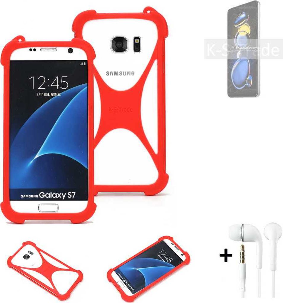 Handy-hülle + Kopfhörer kompatibel mit Xiaomi Redmi Note 11T Pro Schutz-hülle Bumper Silikon Schutz Hülle Cover Case Silikoncase Silikonbumper TPU