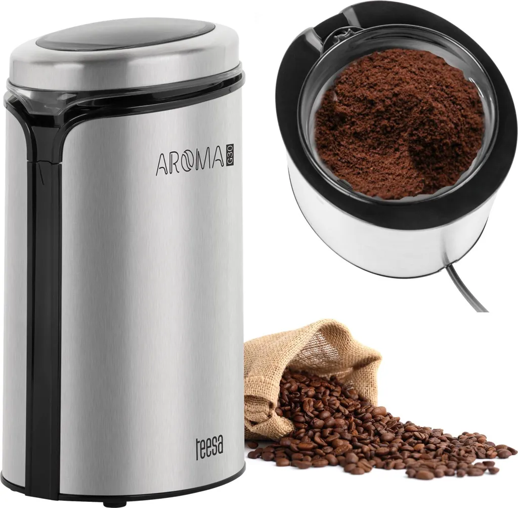 Moulin à café G30 Teesa TSA4004 pour arôme intense au quotidien 150W