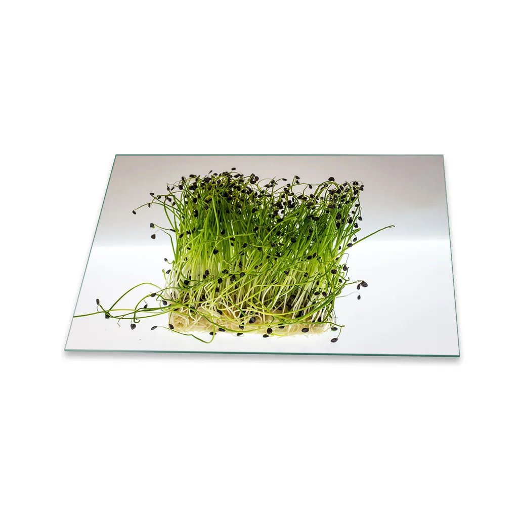 Copri Piano Cottura 80x52 Vetro Temperato Verde Naturale | Piastra Protettiva