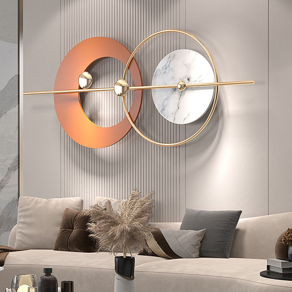 Wandskulpturen Wanddekoobjekt Wanddekoration aus Metall, Produktbild 3