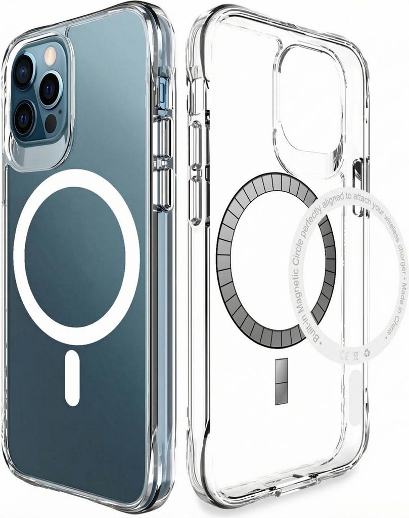 imoshion Rugged Air MagSafe Case iPhone 12 (Pro) - Transparent