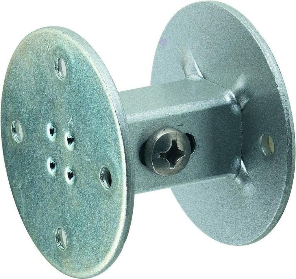 KWS 4560 Handlaufstütze 40-50 mm Wandabstand, silberf. Produktbild 
