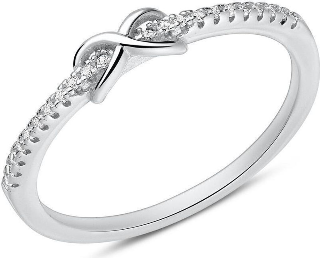 Schmaler Ring Unendlichkeitszeichen 925er Silber SR0308
