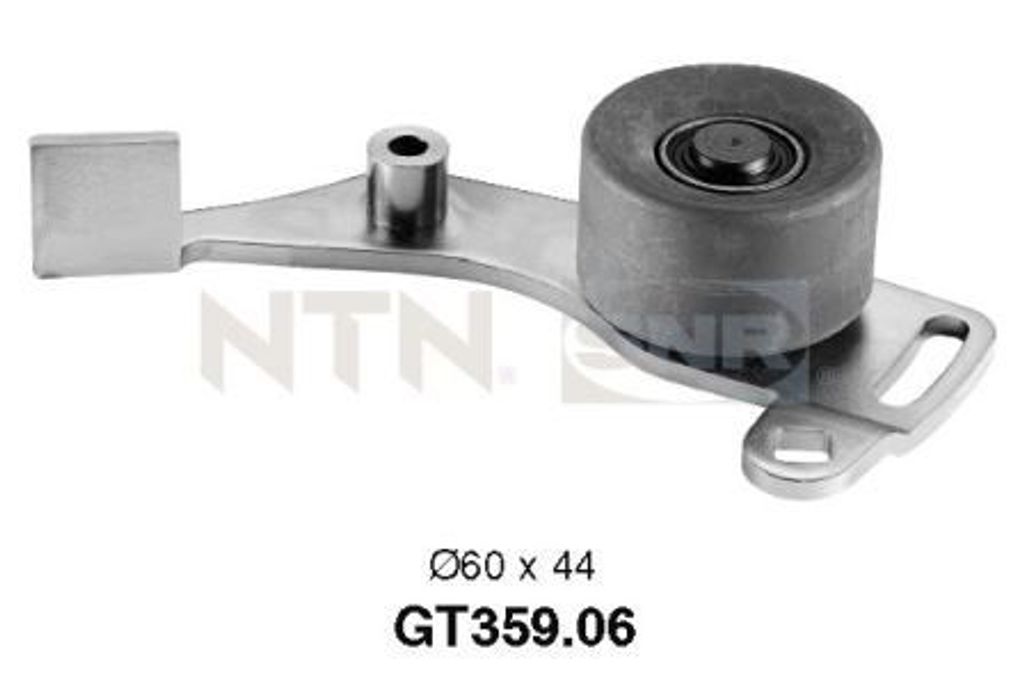 SNR GT359.06 Spannrolle Zahnriemen Ø60mm passend für PEUGEOT 205 II (20A/C) 306 Schrägheck (7A, 7C, N3, N5) J5 Pritsche/Fahrgestell (290L) J5 Ka...