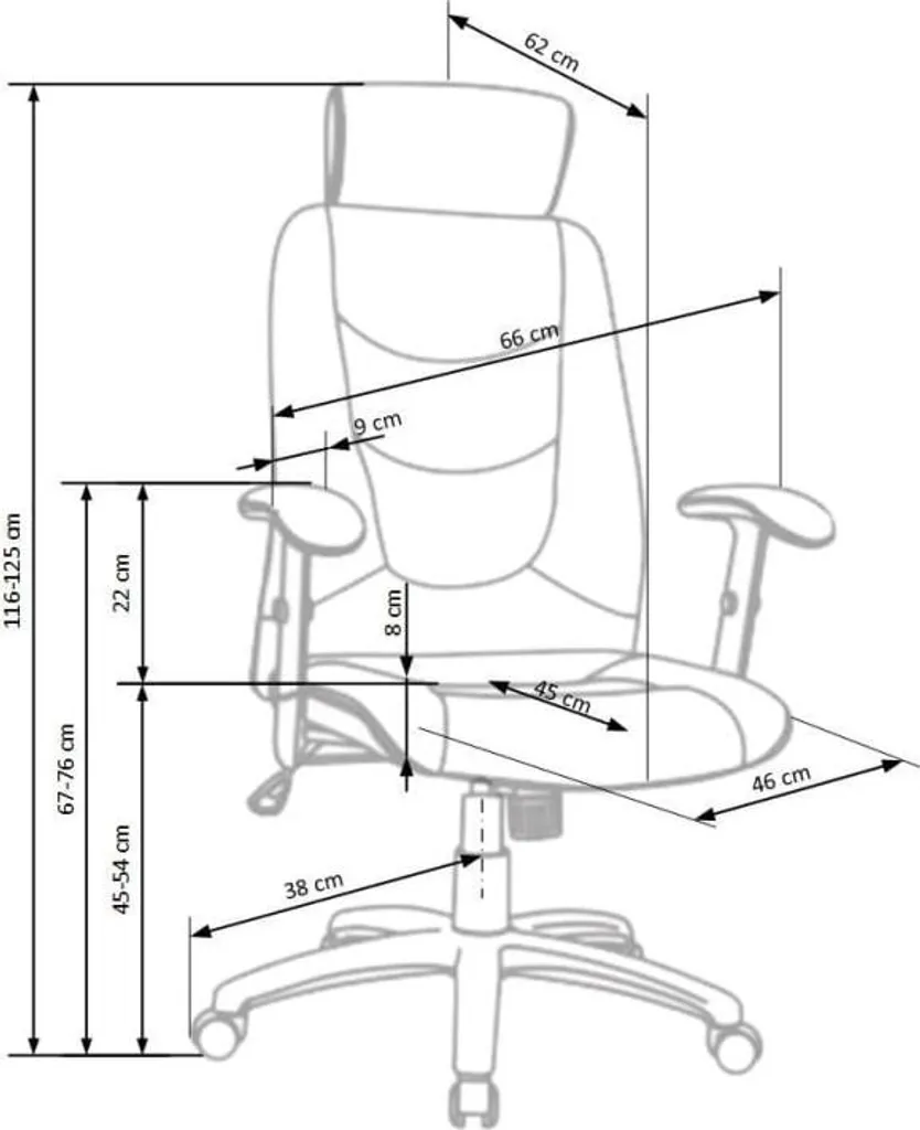 Fauteuil Stilo 2 gris cendré : dossier inclinable et tissu respirant - 2