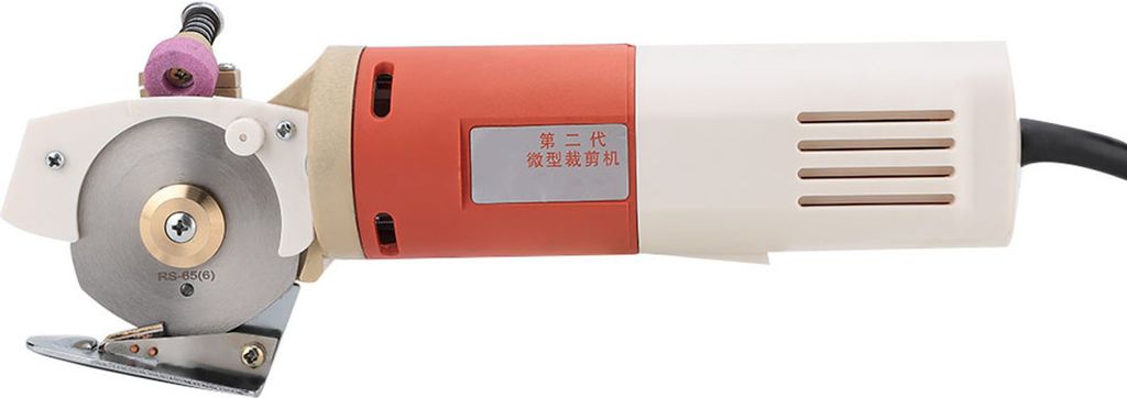 Handheld 65mm Rotary Blade Electric Round Cloth Cutter Stoff Schneidemaschine