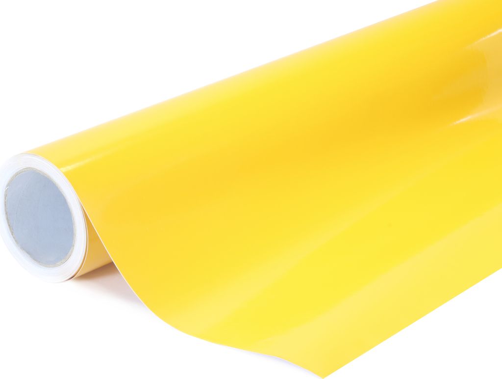 Glänzend gelb wrapfolie 152x1000cm - innen/außen