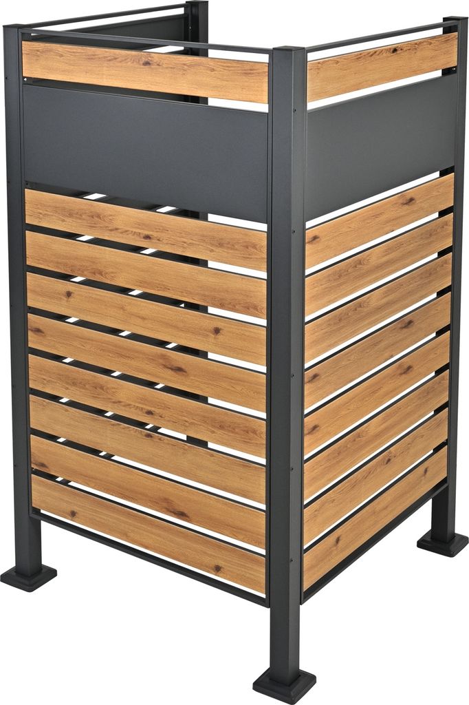 ML-Design ohrádka pro 1 odpadkový koš, vzhled antracitového Obrázek produktu