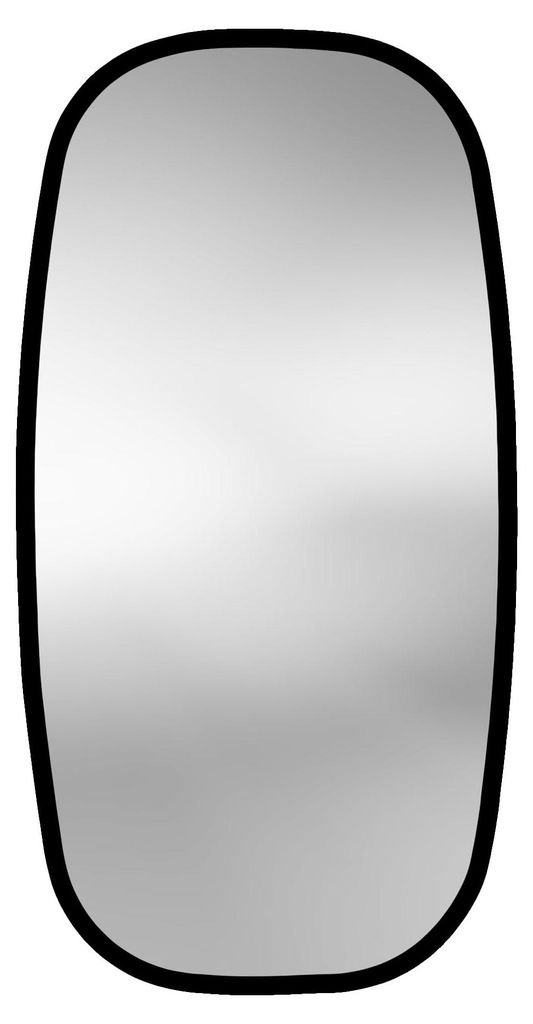 LAVITA LED-Badspiegel Nereida Black 45 x 90 cm, oval – Produktansicht