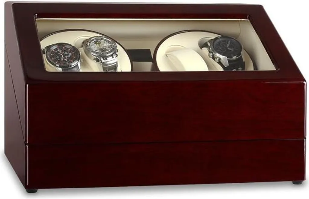 Klarstein 2-RDWH Boîte de Rangement pour 10 Montres - Écrin avec Vitrine