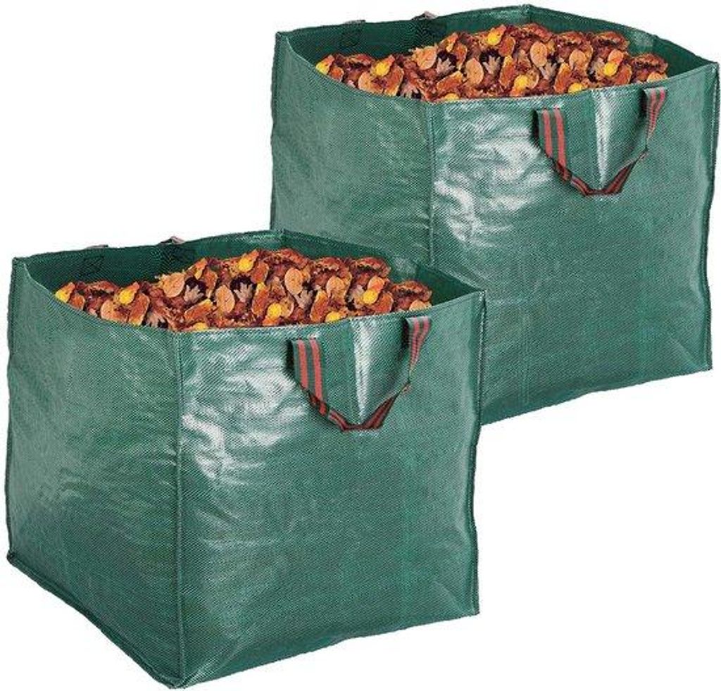 Gartenabfallbehälter 270 Liter, wiederverwendbar, schwer, 2 Stück