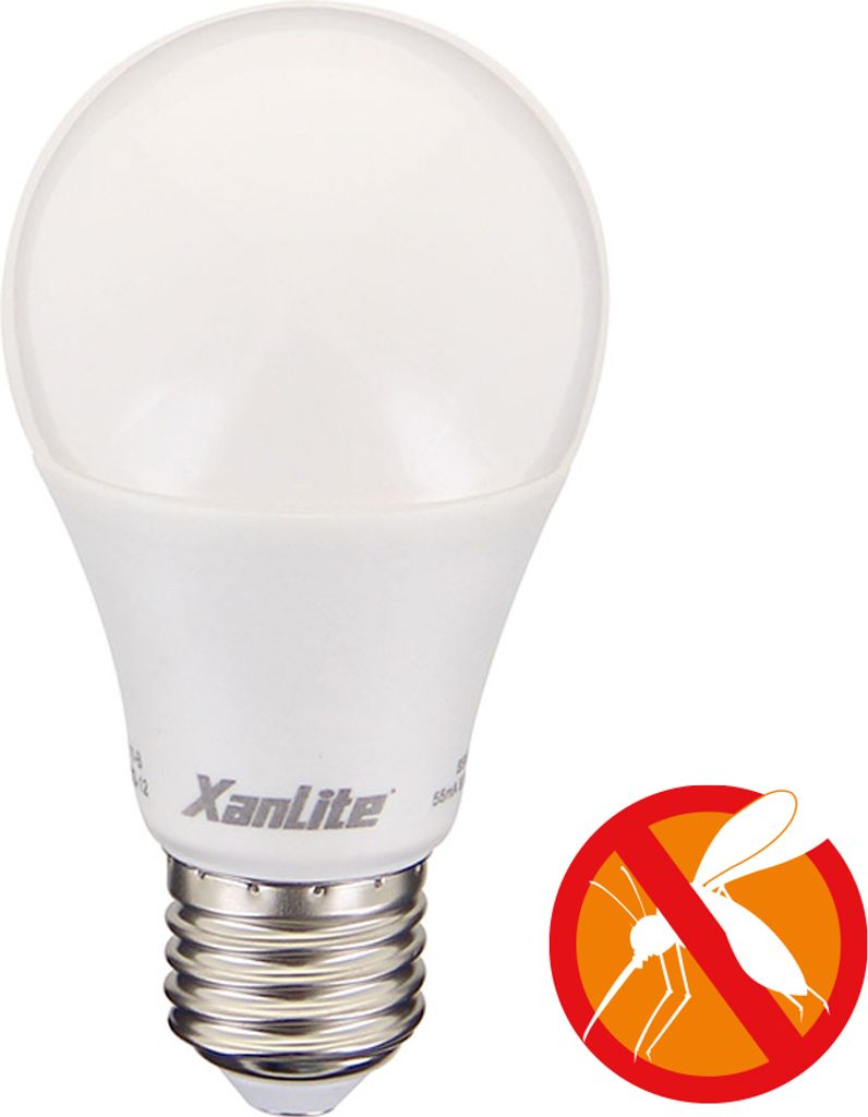 Ampoule LED anti-insectes XanLite, forme poire, 6,8 W = 50 Image du produit 