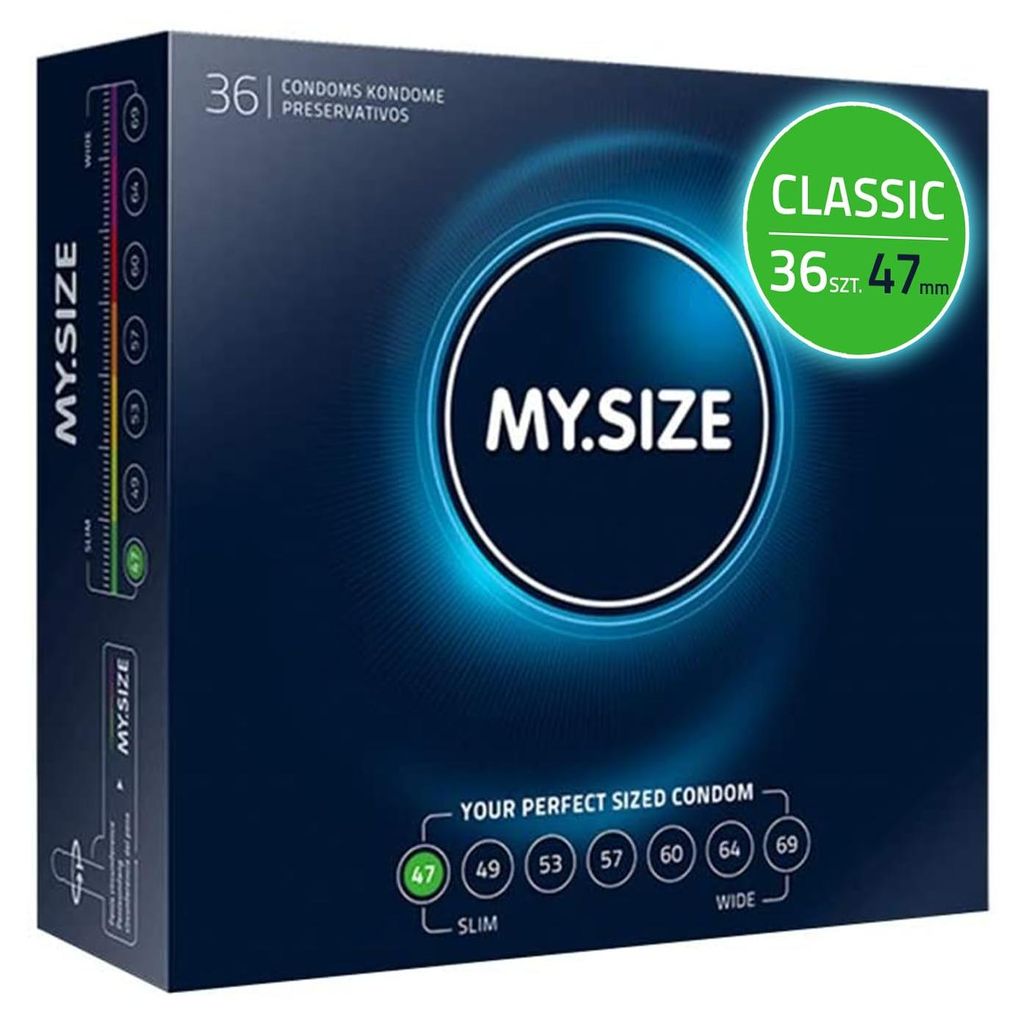 MY.SIZE MY.SIZE 100 Prezerwatyw 64 mm Megazestaw Classic + Mix + Pro – zdjęcie 1