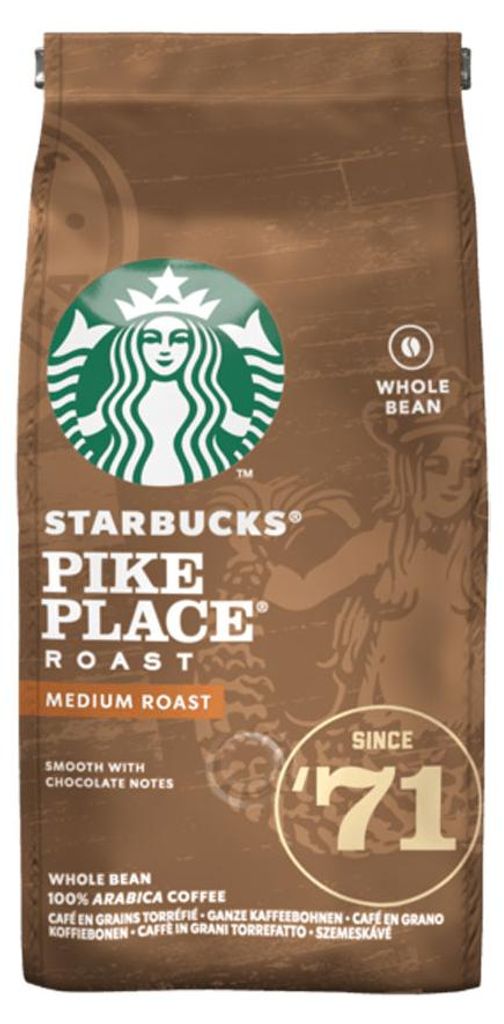 Starbucks PIKE PLACE ROAST, 200 g, Kawa, Średnie palona, 1 Zdjęcie produktu 