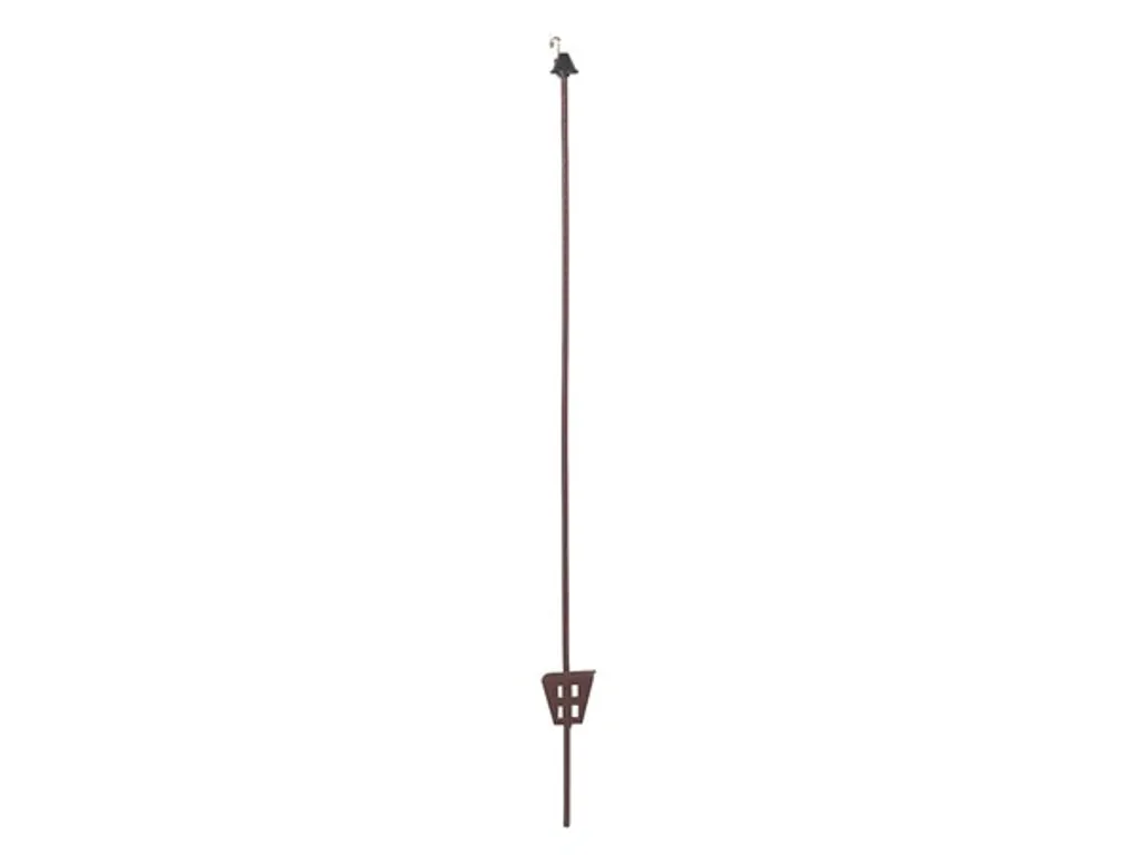 Piquet Fer 106cm Anti-Rotation Ovale avec Isolateur Intégré