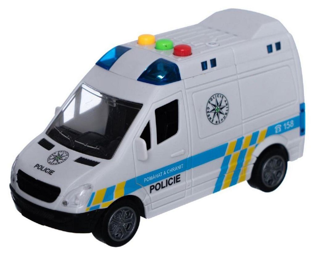 Plastové policajné auto 15 cm Obrázok produktu 