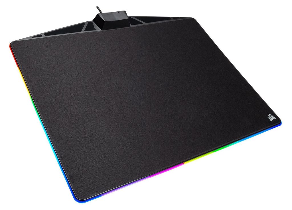 Corsair MM800, Schwarz, Einfarbig, Kunststoff, USB, Produktbild 