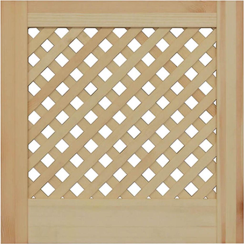 ben+camilla.com Gittertür 39,5x39,4cm Massivholz Kiefer Produktbild 