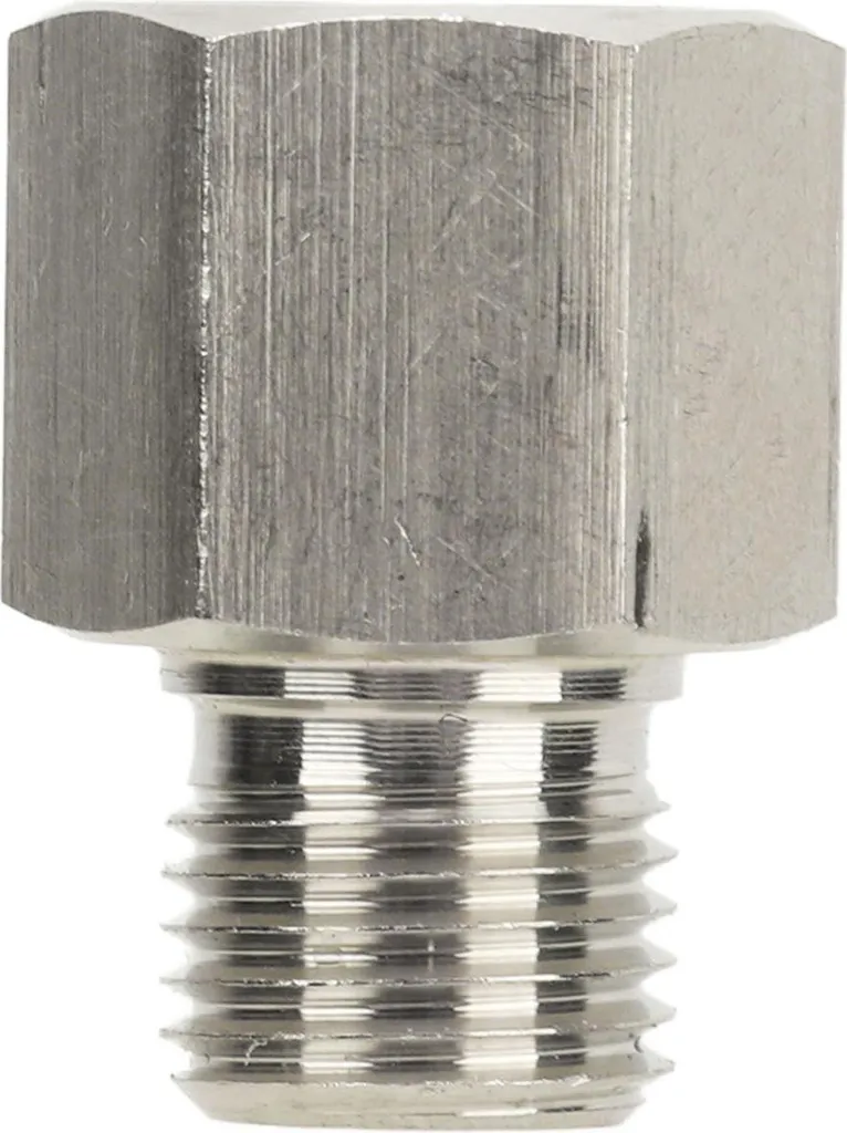 Adattatore Sonda Inox 1/8 NPT Femmina a M10x1.0 Maschio - No Leak - 2