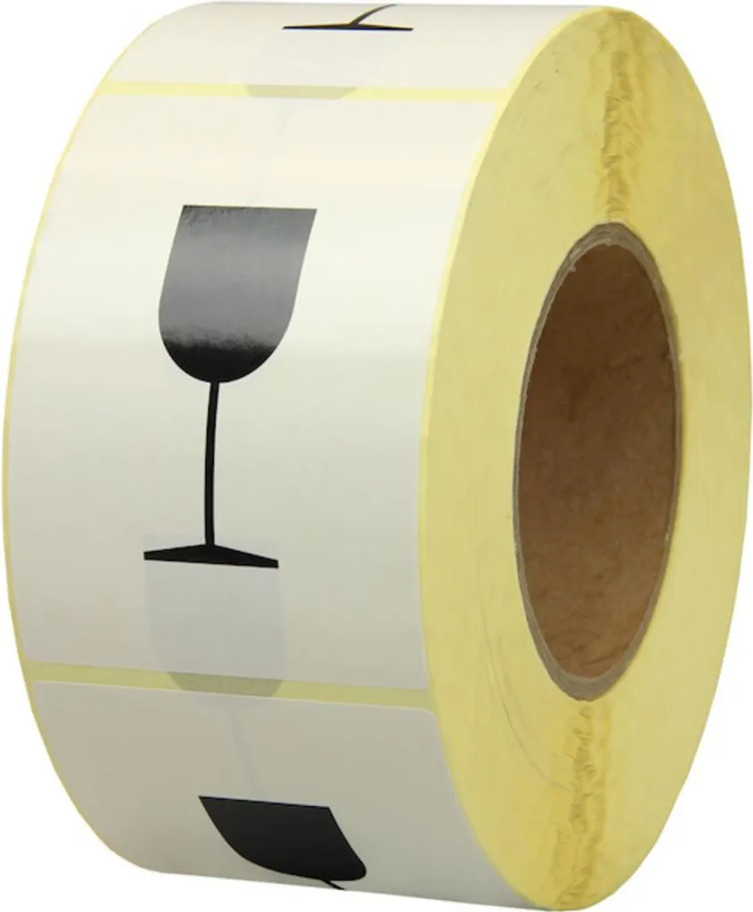 Étiquettes Fragile 75x105mm TRANSPAK : évitez la casse de vos marchandises