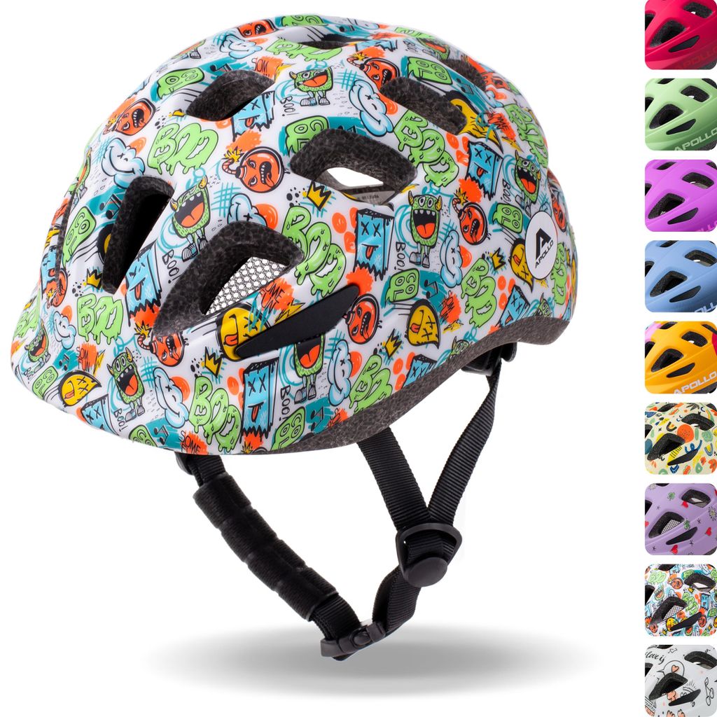 Kids Helmet W009 - Monsta Mania - M (51-56 cm) Produktbild 