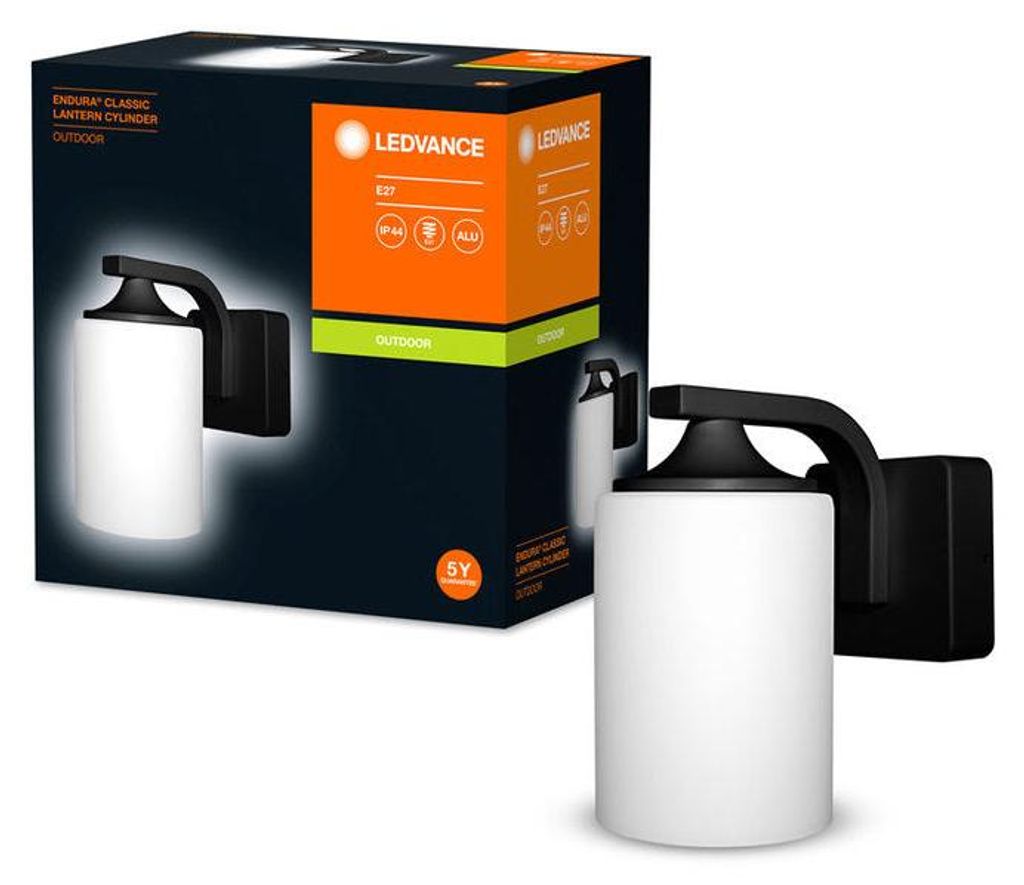 Záhradný reflektor E27 horný nosič čierny LEDVANCE Obrázok produktu 