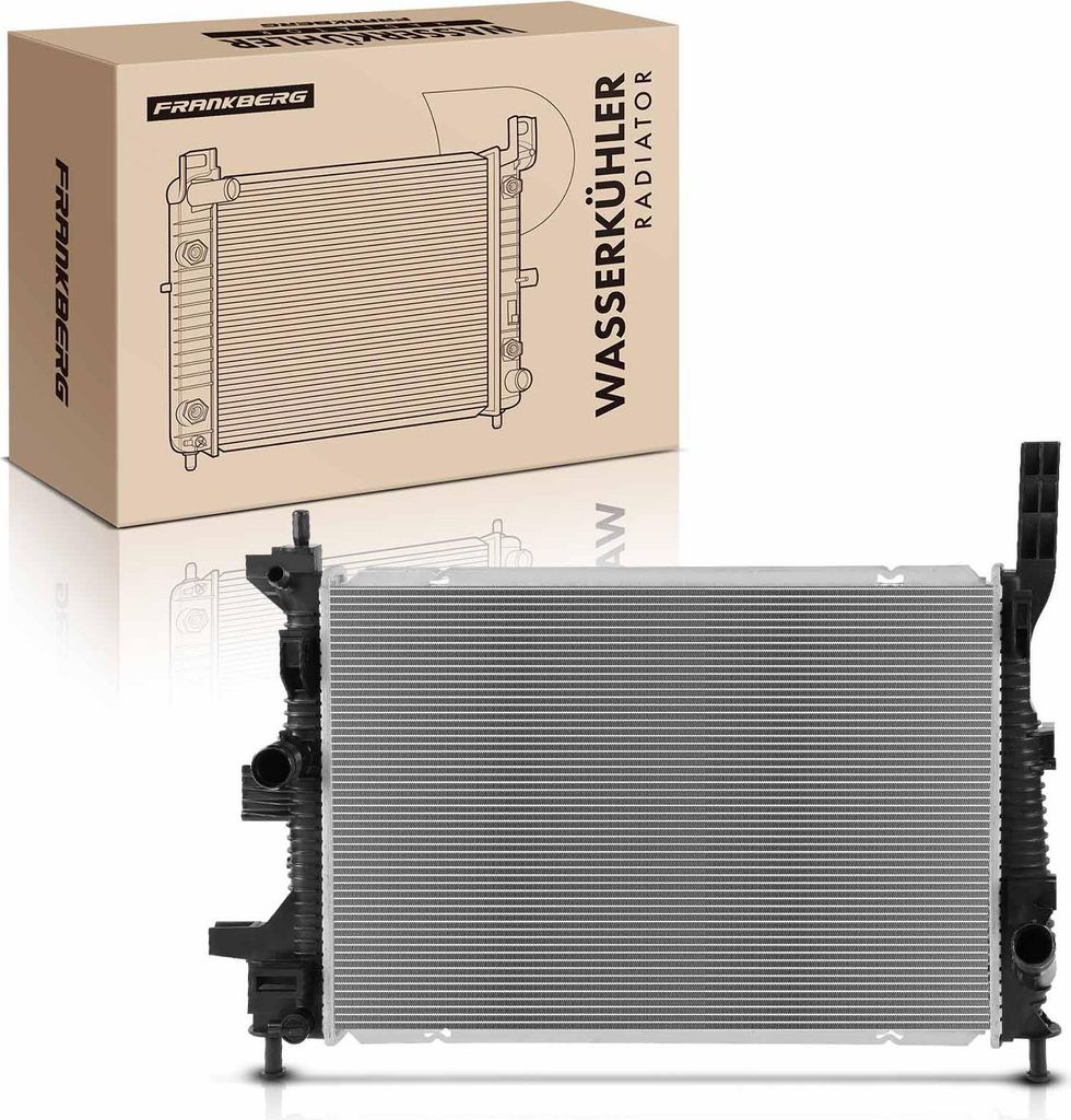 Frankberg 1x Kühler Wasserkühler Motorkühler für Ford C-Max II Focus III 1.0L