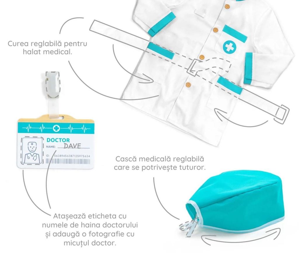UMU® Malette Docteur Enfant en Bois – Kit Médecin 18 Pièces avec Stéthoscope, Tensiomètre, Accessoires de Dentiste et Plus, Jouet Docteur pour Enfants dès 3 4 5 6 Ans, Jeu d'Imitation Éducatif UMU® Malette Docteur Enfant en Bois – Kit Médecin 18 Pièces avec Stéthoscope, Tensiomètre, Accessoires de Dentiste et Plus, Jouet Docteur pour Enfants dès 3 4 5 6 Ans, Jeu d'Imitation Éducatif