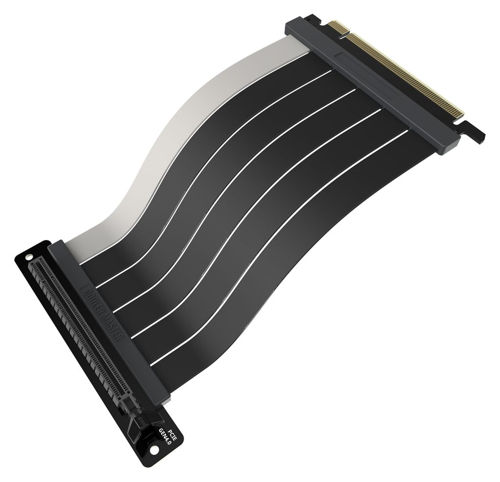 Riser Cable PCIe 4.0 x16 V2 (schwarz/grau, 30cm)